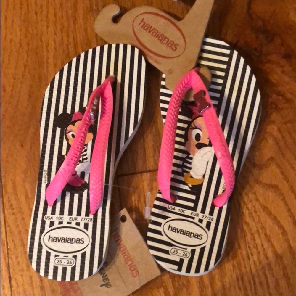Havaianas Kids Minnie Mouse Flip Flops